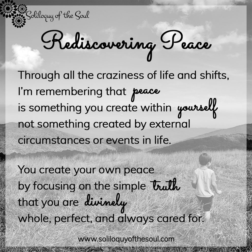 Rediscovering Peace